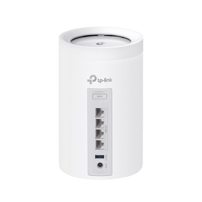 KIT 2 Routers Inalámbrico MESH Interior para Hogar / Triple Banda Wi-Fi 7 BE9300 Mbps / 2 Puerto 2.5 Gigabit WAN/LAN / 4 Antenas Internas / Operación Multi-Link MLO / Administración Mediante la App Deco (iOS, Android) / HomeShield