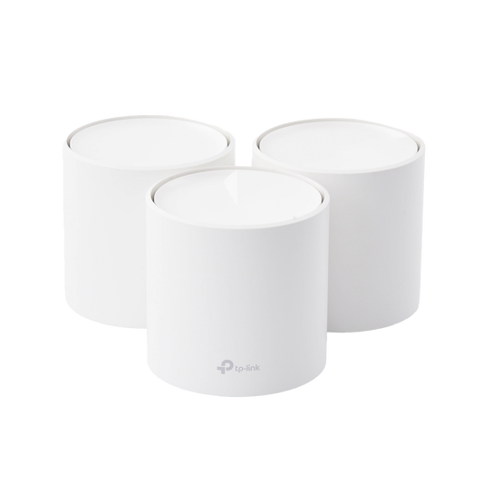 Router | Tp-link | Deco X20(3-pack)  Ax1800 | Sistema En Malla | Wifi 6 | Para El Hogar Dual-band 802.11ax/ac/a/b/g/n 2 Rj45 Gigabit 4 Antenas Internas 560m2 Beamforming Seguridad Wpa3