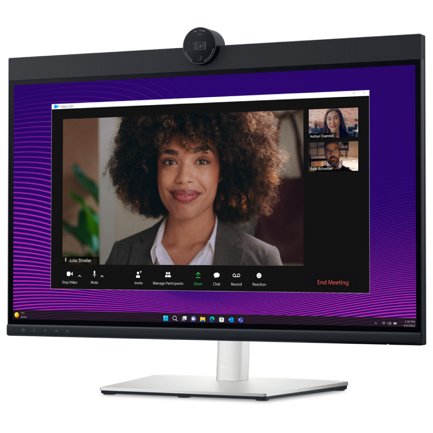 Monitor Dell Pro Para Videoconferencias P2724deb 27 Pulgadas  | Qhd 2560 X 1440|  60 Hz | Camara Web, Altavoces | 210-bssp |