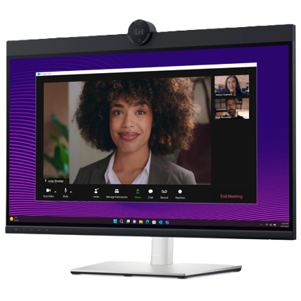 Monitor Dell Pro Para Videoconferencias P2724deb 27 Pulgadas  | Qhd 2560 X 1440|  60 Hz | Camara Web, Altavoces | 210-bssp |