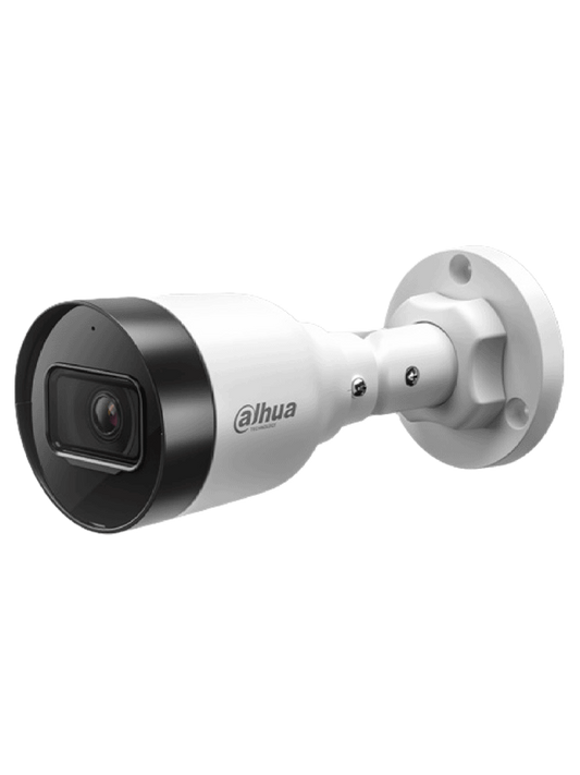 Camara Ip/ Dahua/ Dh-ipc-hfw1431s1-a-s6 Bullet De 4 Mp Lente De 2.8 Mm Con Angulo De Vision De 104 Grados, Ir De 30 M, Compresion H.265+, Microfono, Poe, Wdr Real Y Clasificacion Ip67