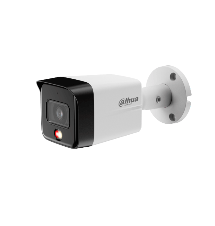 Camara Ip/ Dahua/ Ipc-hfw1839tc-a-il Bullet 4k Full Color + Iluminador Dual Inteligente/ 8 Mp/ Dual Light/ Lente De 2.8mm/ 110 Grados De Aper/ Mic Integrado/ H.265/ Ir30 Mts Ip67/ Poe/ Wdr/ Metalica