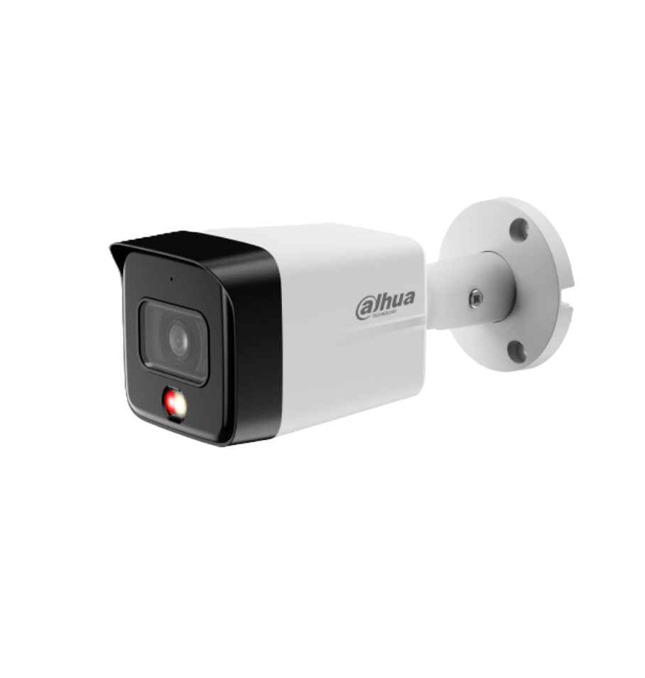 Camara Ip/ Dahua/ Ipc-hfw1839tc-a-il Bullet 4k Full Color + Iluminador Dual Inteligente/ 8 Mp/ Dual Light/ Lente De 2.8mm/ 110 Grados De Aper/ Mic Integrado/ H.265/ Ir30 Mts Ip67/ Poe/ Wdr/ Metalica