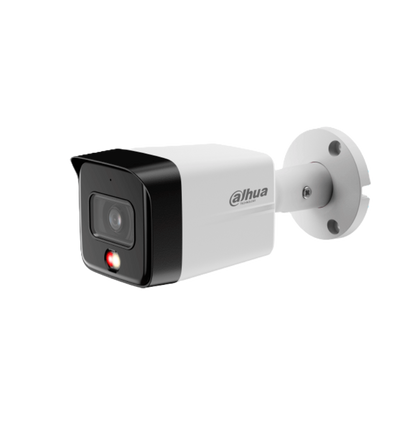 Camara Ip/ Dahua/ Ipc-hfw1839tc-a-il Bullet 4k Full Color + Iluminador Dual Inteligente/ 8 Mp/ Dual Light/ Lente De 2.8mm/ 110 Grados De Aper/ Mic Integrado/ H.265/ Ir30 Mts Ip67/ Poe/ Wdr/ Metalica