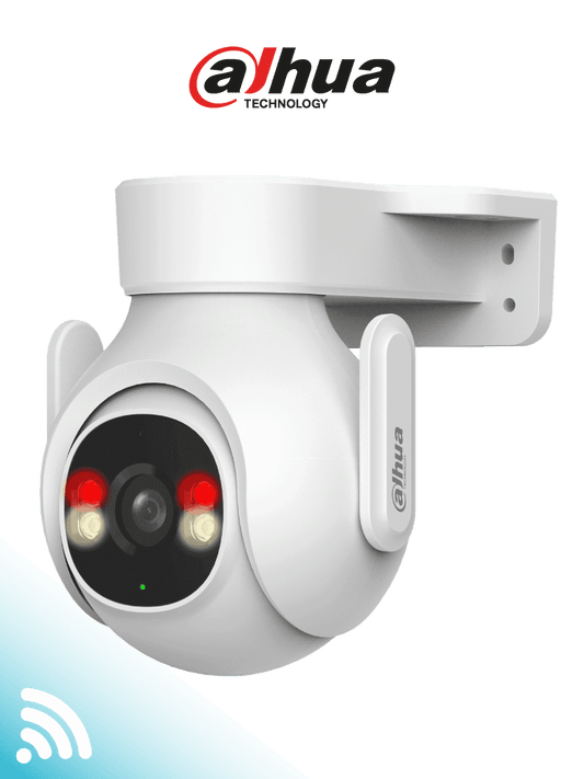 Camara Ip/ Dahua/ Dh-p3b-pv/ Pt Wifi De 3 Mp Con Audio Bidireccional (microfono Y Altavoz), Sirena De 110 Db, Wifi 6, Deteccion De Personas Y Vehiculos, Ip65 Y Ranura Microsd