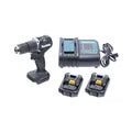 Rotomartillo/taladro Inalámbrico Sin Carbones, Broquero De 1/2", 1,700 Rpm, 18vâŽ“, Torque: 40 N.m C/2 Bat. (1.5ah) Y Cargador.