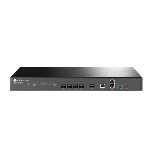 Delta Stream - Olt De 4 Puertos Gpon / Conexión De Hasta 512 Onus / 1 Puerto Gigabit Rj45 Uplink /  1 Puertos Sfp+ Uplink / Fuentes Redundantes Ac- Dc (incluidas) / Administración Desde La Nube (dpms)