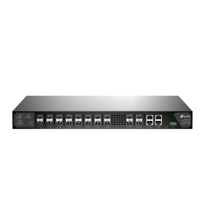 Deltastream - Olt De 16 Puertos Gpon / Conexión De Hasta 2,048 Onus / 2 Puertos Gigabit Rj45 Uplink / 4 Puertos Sfp+ Uplink / Fuentes Redundantes Ac- Ac (incluidas) / Administración Desde La Nube (dpms)