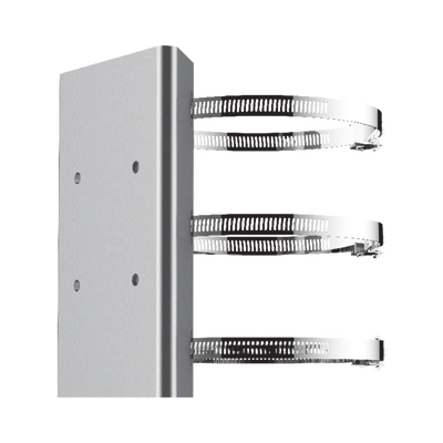 Montaje De Poste Para Ptz / Acero Inoxidable / Compatible Con Ptz Hikvision