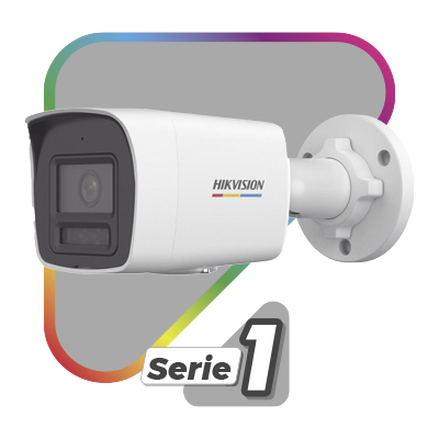 [dual Light + Colorvu] Bala Ip 2 Megapixel / Lente 2.8 Mm / 30 Mts Ir + 30 Mts Luz Blanca / Micrófono Integrado / Acusense Lite / Exterior Ip67 / Dwdr / Poe / Micro Sd