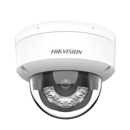 Domo Ip 4 Megapixel / Lente 2.8 Mm / Dual Light (30 Mts Ir + 30 Mts Luz Blanca) / Micrófono Integrado / Antivandalico Ik08 / Acusense Lite / Exterior Ip67 / H.265 / Poe / Onvif / Micro Sd