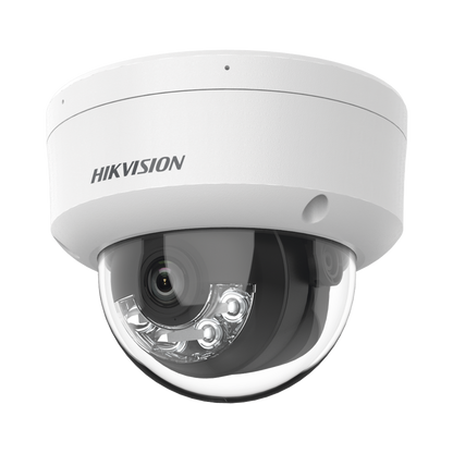 Domo Ip 4 Megapixel / Lente 2.8 Mm / Dual Light (30 Mts Ir + 30 Mts Luz Blanca) / Micrófono Integrado / Antivandalico Ik08 / Acusense Lite / Exterior Ip67 / H.265 / Poe / Onvif / Micro Sd