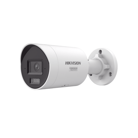 [Dual Light + ColorVu 3.0 + HikAI] Bala IP 6 Megapixel / Lente 2.8 mm / 40 mts IR + Luz Blanca / 2 Microfonos Integrados / Exterior IP67 / Estrobo Luz Blanca /  WDR 130 dB / ACUSENSE 3.0 / Metal / NEMA 4X / ACUSEARCH