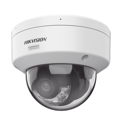 [Dual Light + ColorVu 3.0 + HikAI] Domo IP 4 Megapixel / Lente 2.8 mm / 30 mts IR + Luz Blanca / 2 Microfonos Integrados / Exterior IP67 / WDR 130 dB / ACUSENSE 3.0 / Metal / NEMA 4X / ACUSEARCH