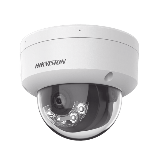 [Dual Light + 2 Micrófonos Integrados] Domo IP 6 Megapixel / Lente 2.8 mm / 30 mts Luz Blanca + 30 mts IR / ACUSENSE / Exterior IP67 / IK10 / WDR 120 dB / PoE / ONVIF / Micro SD / Metal / ACUSEARCH