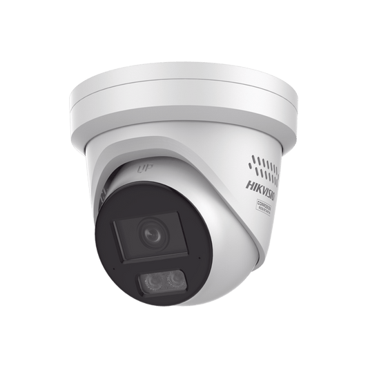[Dual Light + ColorVu 3.0 + HikAI] Turret IP 6 Megapixel / Lente 2.8 mm / 30 mts IR + Luz Blanca / 2 Microfonos Integrados / Exterior IP67 / WDR 130 dB / ACUSENSE 3.0 / Metal / NEMA 4X / ACUSEARCH