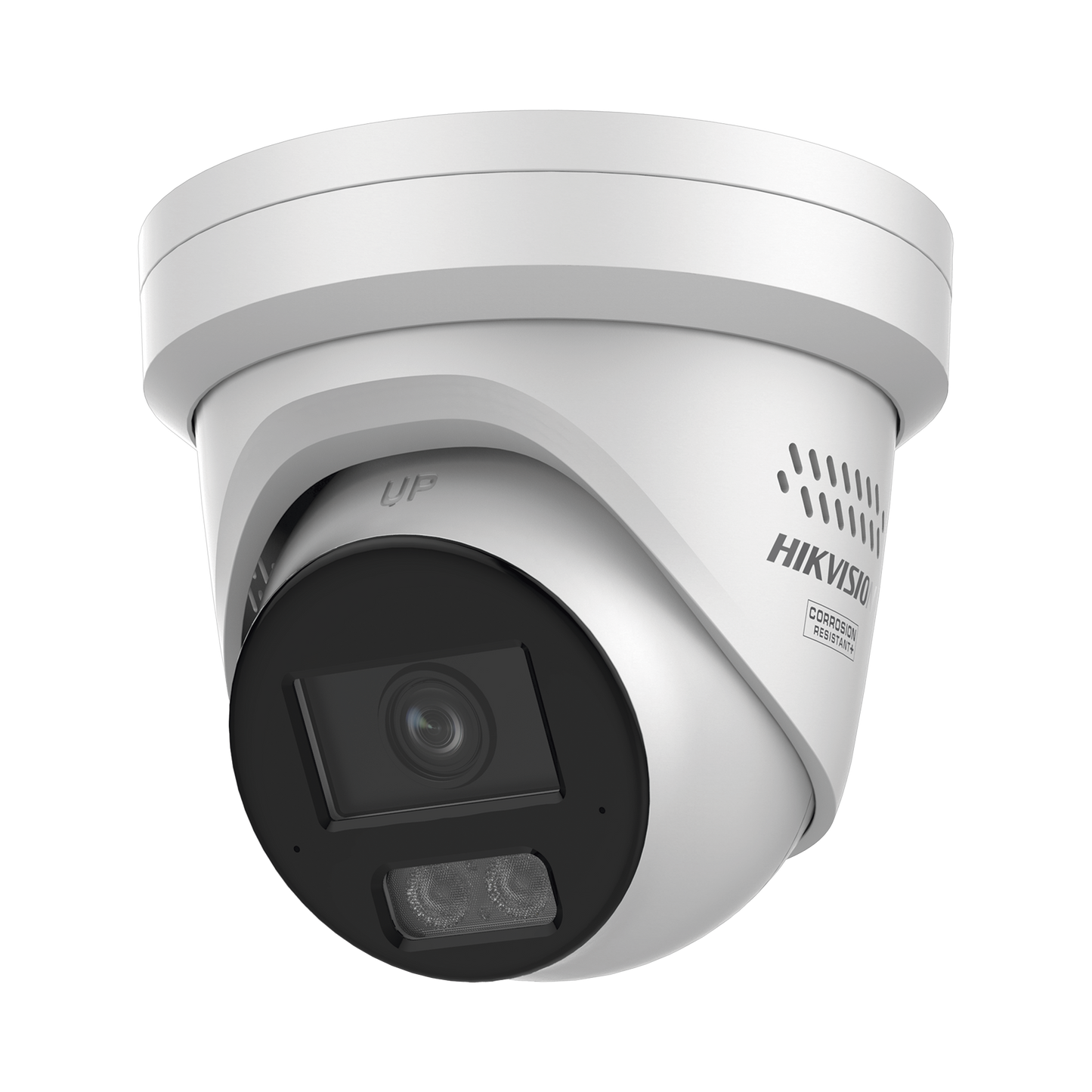 [Dual Light + ColorVu 3.0 + ACUSENSE 3.0 + HikAI] Turret IP 6 Megapixel /  Lente 2.8 mm / 40 mts IR + 40 mts Luz Blanca / Exterior IP67 / Estrobo Azul y Rojo y Alerta de Audio / 2 Micrófonos Integrados / NEMA 4X / Metal / ACUSEARCH