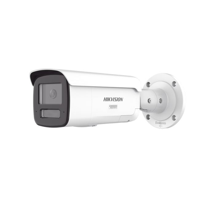 [Dual Light + ColorVu 3.0 + HikAI] Bala IP 6 Megapixel / Lente 4 mm / 60 mts IR + Luz Blanca / Exterior IP67 / Estrobo Luz Blanca / WDR 130 dB / ACUSENSE 3.0 / Metal / NEMA 4X / ACUSEARCH
