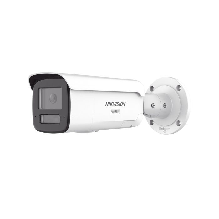 [Dual Light + ColorVu 3.0 + HikAI] Bala IP 6 Megapixel / Lente 4 mm / 60 mts IR + Luz Blanca / Exterior IP67 / WDR 130 dB / ACUSENSE 3.0 / Metal / NEMA 4X / ACUSEARCH