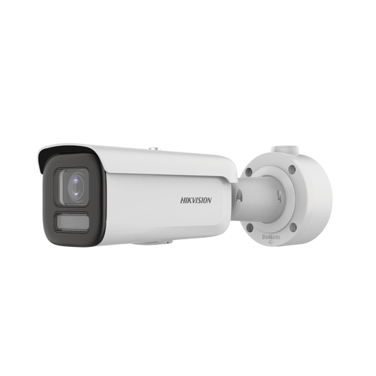 Bala Ip 4 Megapixel / Imagen A Color 24/7 / Lente 2.8 - 12 Mm / Luz Blanca 60m / Wdr 130db / Exterior Ip67 / Ik10 / Captura Facial / Videoanaliticos / Acusense