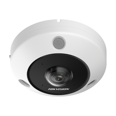Fisheye Ip 6 Megapixel / 180° - 360° / Dewarping / Heat Map / Heop 2.0 / Conteo De Personas / Ip67 / Ik10 / 15 Mts Ir / Entrada Y Salida De Audio Y Alarma / Múltiples Vistas / Micrófono Integrado