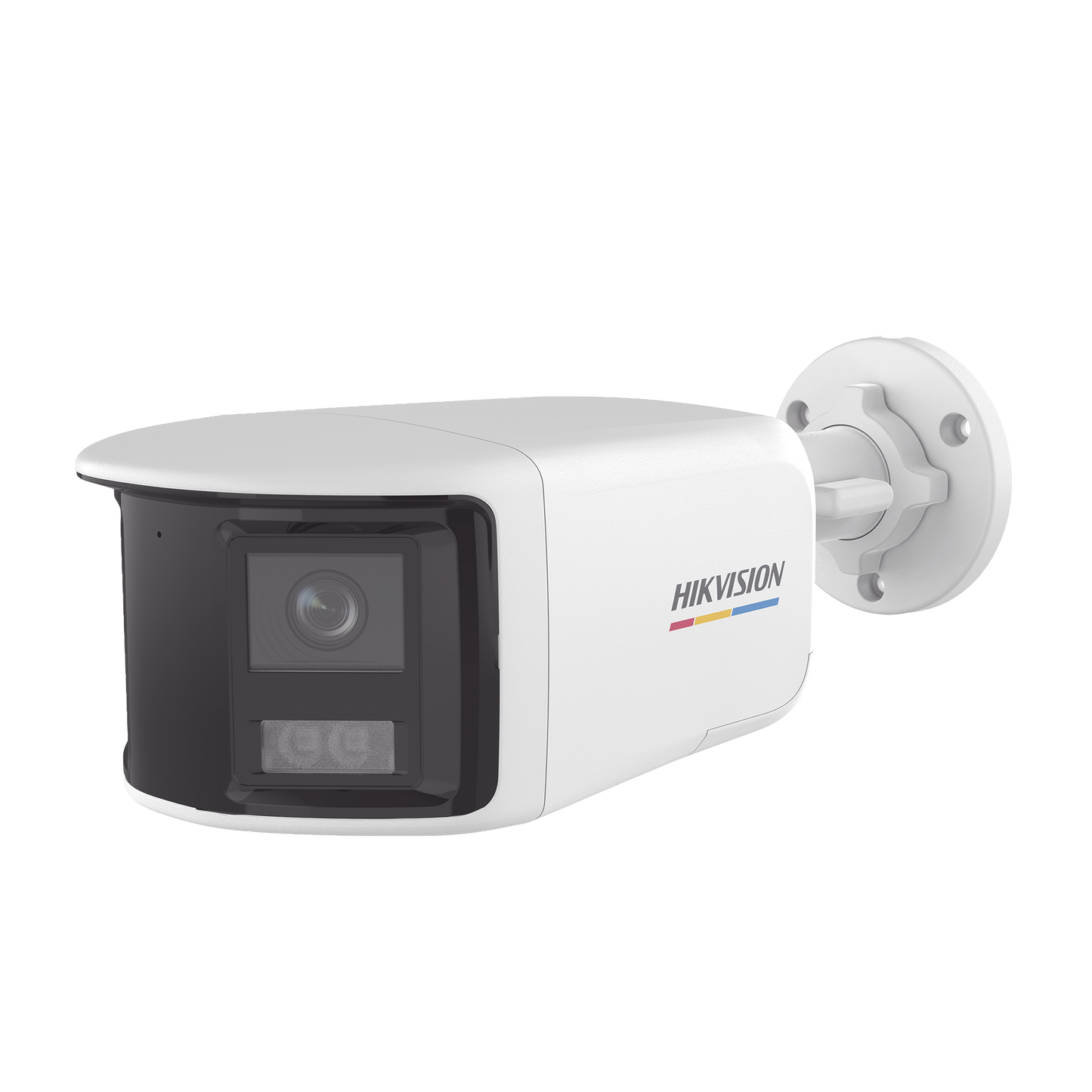 [ColorVu + Dual Light + Panoramica] Bala TURBOHD 3K (5 Megapixel) / Micrófono Integrado / Angulo de visión 180° / Imagen a Color 24/7 / 40 mts Luz Blanca + 40 mts IR / Exterior IP67 / WDR