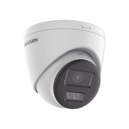 [audio Bidireccional + Dual Light + Colorvu] Turret Turbohd 2 Megapixel (1080p) / Lente 2.8 Mm / 40 Mts Ir Exir + 40 Mts Luz Blanca / Microfono Y Bocina Integrado / Exterior Ip67 / Dwdr