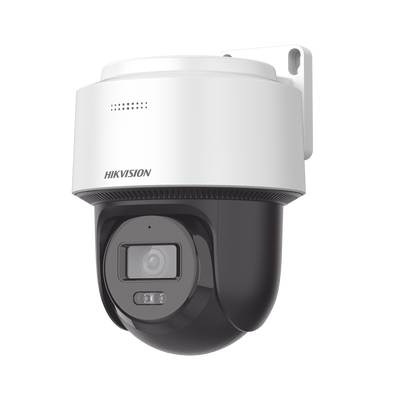 [FlexVu]  Domo PT IP 4 Megapixel / Lente 4 mm  / Dual Light (30 mts IR + 30 mts Luz Blanca)  / Autoseguimiento en Humanos / PoE / IP66 / Micrófono y Bocina Integrado (Audio de Dos Vías) / Micro SD / Incluye Montaje de Pared o Techo /