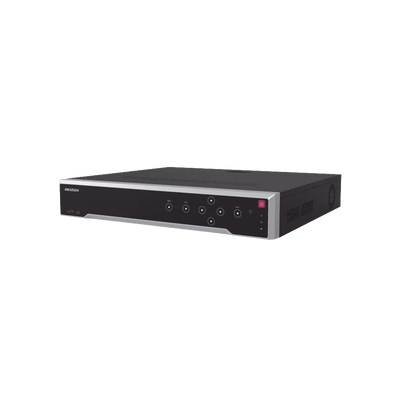 [doble Poder De Decodificación] Nvr 32 Megapixel (8k) / 32 Canales Ip / 24 Puertos Poe+ / Acusense / Anpr / Conteo De Personas / Heat Map / 4 Bahías De Disco Duro  / Hdmi En 8k / Soporta Pos / Alarmas I/o / Smart Search
