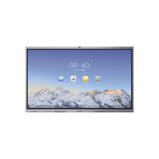 Pantalla Interactiva Touch de 86" Android 13 (Actualizable a Android 14) / Certificado EDLA / Cámara Web 8 MP / Resolución 4K / Bocinas Integradas / Entradas HDMI y VGA / Incluye 2 Lápices para Escribir