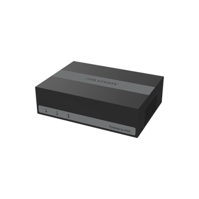 Dvr 4 Megapíxel Lite/ 4 Canales Turbohd + 1 Canales Ip / 15 Días De Grabación / Unidad De Estado Solido Incluido / H.265+ / Acusense Lite (evita Falsas Alarmas)  / Diseño Ultra Compacto / Extra Silencioso / Essd De 480 Gb