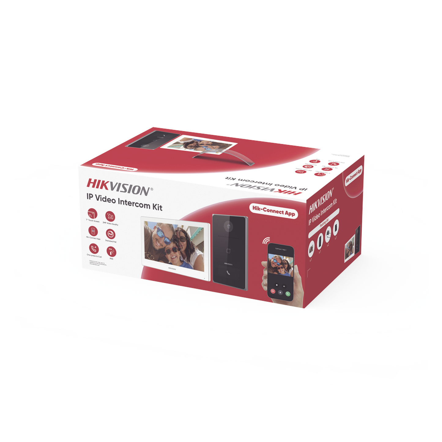 Kit de Videoportero IP / Frente de calle para exterior / 2MP / Lector de Tarjeta MiFARE / Monitor Interior / WiFi / Pantalla de 7" Touch
