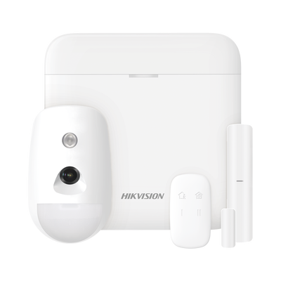 (ax Pro) Kit De Alarma Ax Pro Con Gsm (3g/4g) / Incluye: 1 Hub / 1 Sensor Pir Con Cámara / 1 Contacto Magnético / 1 Control Remoto / Wifi / Compatible Con Hik-connect P2p