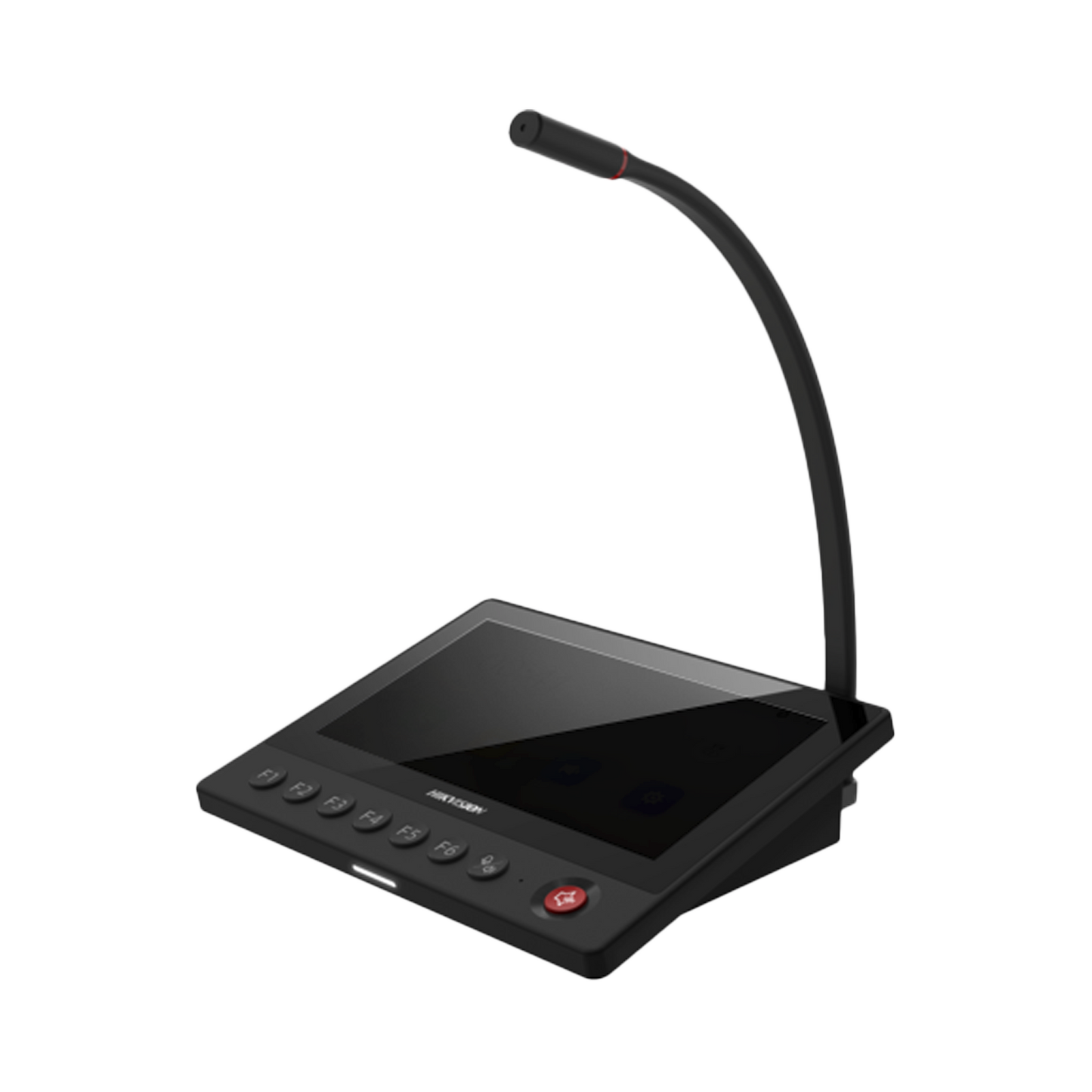 Micrófono IP / 12 VCD /  Pantalla Touch 7" / Transmisión en Tiempo Real / Integración con HikCentral Professional
