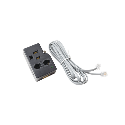 Protector Para Enchufe Con Salida única, Circuito De 110 V/15 A, Tornillo De Retención, Telco Rj11 Entrada/salida