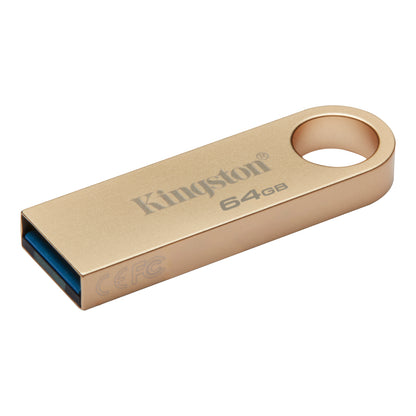 Memoria Flash Usb Kingston Data Traveler Se9 G3 64gb Gen 1 3.2 Tipo A Dorada (dtse9g3/64gb)