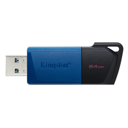 Memoria Flash Usb Kingston Data Traveler Exodia M 64gb Gen 1 3.2 Gen 1 C/tapa MÓvil Negro + Azul (dtxm/64gb)