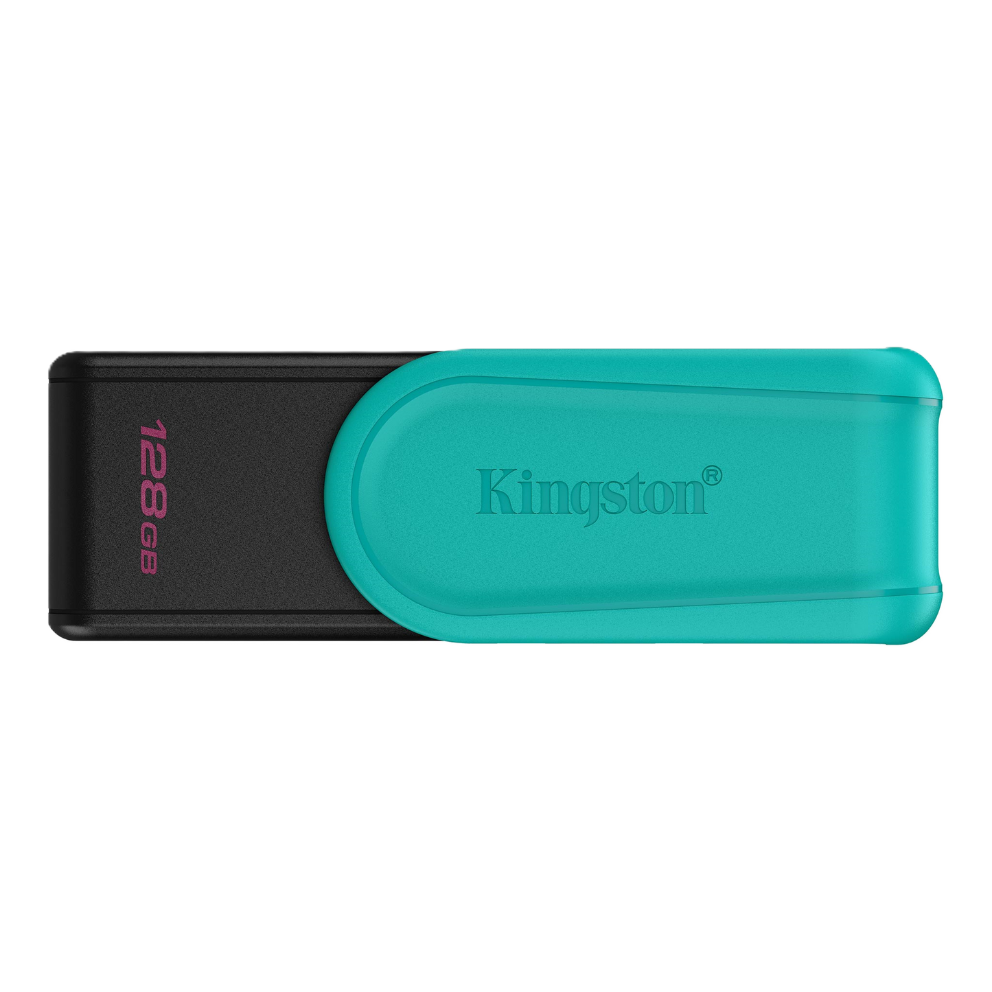 Memoria Flash Usb Kingston Data Traveler Exodia S 128gb Gen 1 3.2 Tipo A C/tapa Giratoria Negro+turquesa Dtxs/128gb