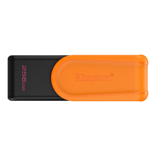 Memoria Flash Usb Kingston Data Traveler Exodia S 256gb Gen 1 3.2 Tipo A C/tapa Giratoria Negro+naranja Dtxs/256gb