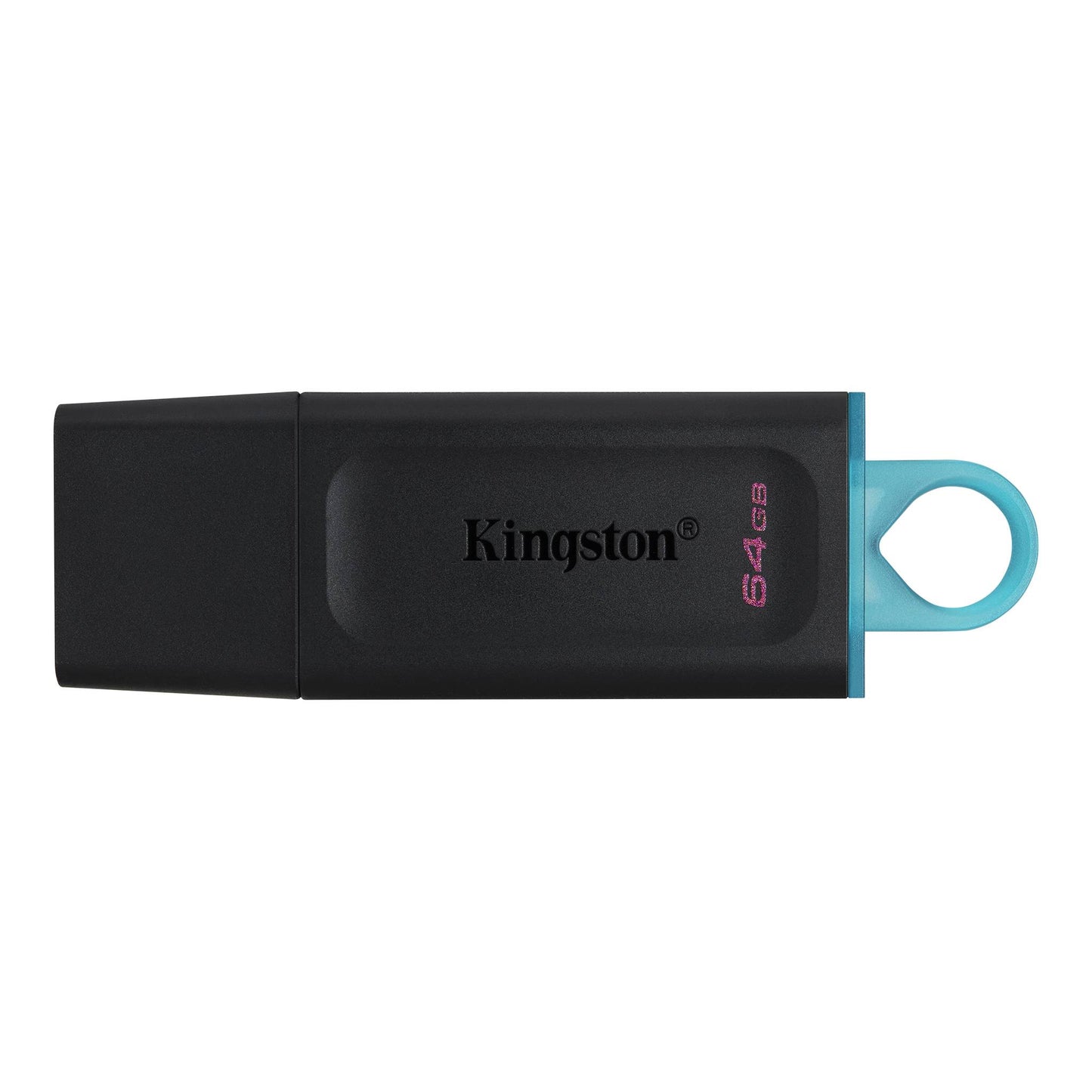 Memoria Flash Usb Kingston Data Traveler Exodia 64gb Gen 1 3.2 Tipo A Negro C/anillo Azul Ocean (dtx/64gb)