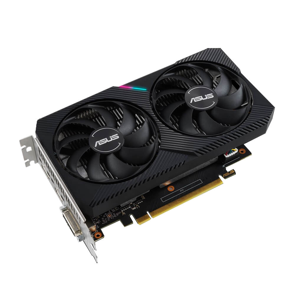 Tarjeta De Video Asus Nvidia Gtx1650/pcie X16 3.0/4gb Gddr6/hdmi/dp/dvi/estandar/gama Media