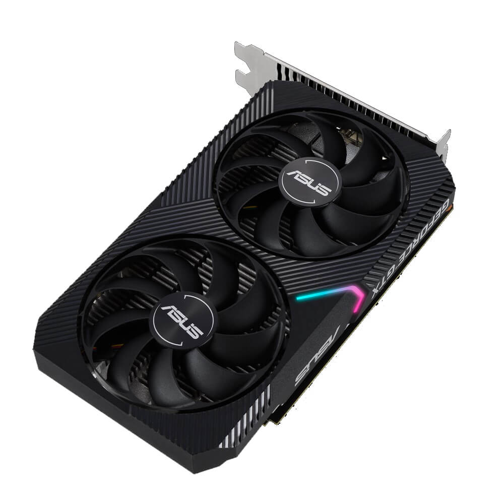 Tarjeta De Video Asus Nvidia Gtx1650/pcie X16 3.0/4gb Gddr6/hdmi/dp/dvi/estandar/gama Media