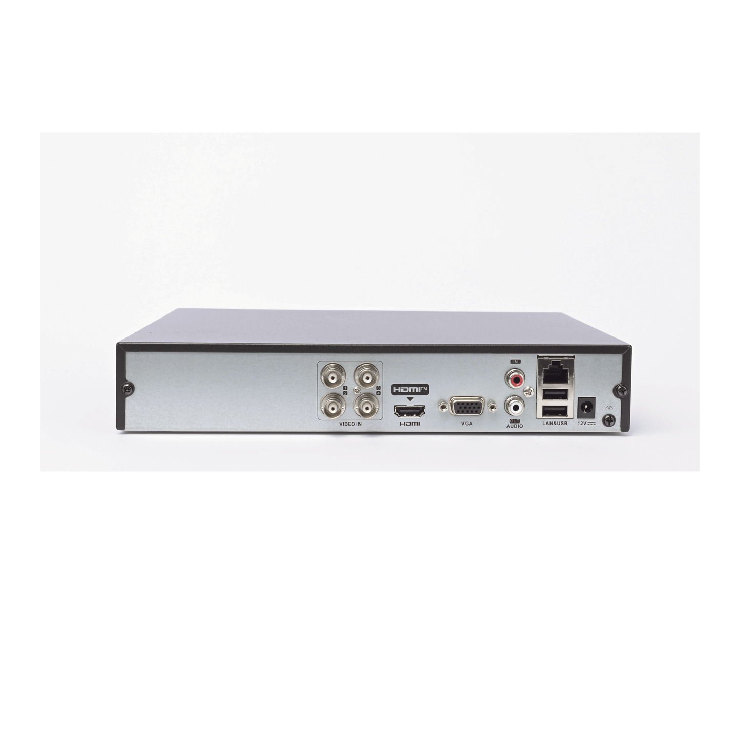 Dvr 4 Canales Turbohd 2 Canales Ip / 4 Megapxel Lite / Audio Por Coaxitron / 1 Baha De Disco Duro / H.265 / Salida De Video En Full Hd