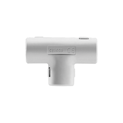 Unión En "t" Para Tubería Rígida, Recomendado Para Cable Eléctrico, Pvc Auto-extinguible, De 32 Mm