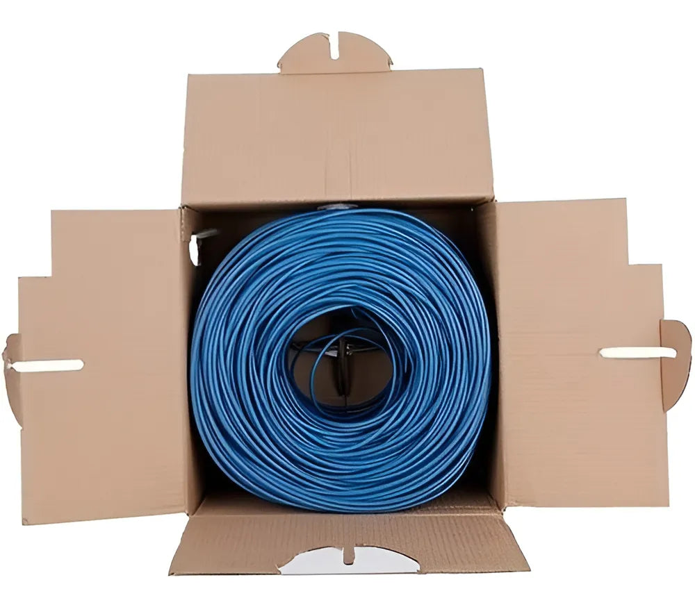 Bobina,intellinet,362344, Cat 5e Cca Utp 305m Solida Azul