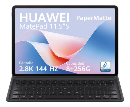 Huawei Matepad  11.5 Papermate , Procesador  Kirin T82b , Ram 8gb, Disco Duro 256gb, Pantalla 11.5in, Sistema Operativo Harmonyos 4.3, Cámara Frontal 8mp, / Teclado De Regalo