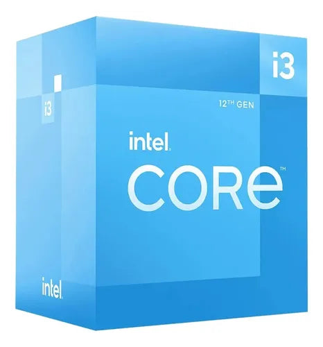 Procesador Intel Core I3-12100 S-1700 12a Gen /3.3 - 4.3 Ghz /cache 12mb /4 Cores /graficos Uhd 730 /con Disipador