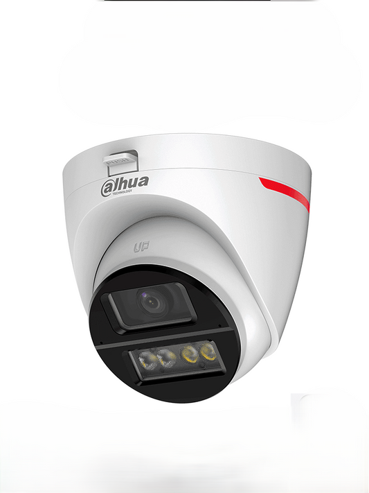 Camara Hdcvi X Plus/ Dahua/ Dh-hac-hdw1249xn-a-pro/ Domo 2mp Wizcolor/ Video 24 Hrs A Color/ Correccion De Distorsion De Imagen Mediante Ia/ Iluminador Inteligente/ Hasta 50m De Dist De Ilumin/ Doble