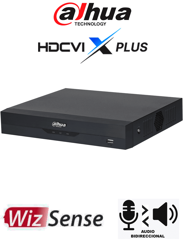 Dvr Hdcvi Dahua Dh-xvr5108hs-4kl-i3/t - Dvr 4k De 8 Canales Wizsense/ Hdcvi X Plus/ Audio Bidireccional/ Acupick/ Smd Plus/ H.265+/ ProtecciÓn Perimetral Y Reconocimiento Facial