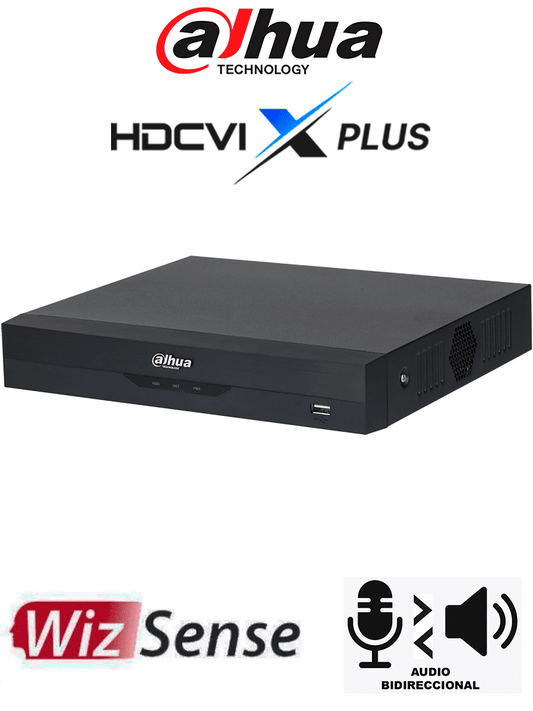 Dvr Hdcvi Dahua Dh-xvr5108hs-4kl-i3/t - Dvr 4k De 8 Canales Wizsense/ Hdcvi X Plus/ Audio Bidireccional/ Acupick/ Smd Plus/ H.265+/ ProtecciÓn Perimetral Y Reconocimiento Facial
